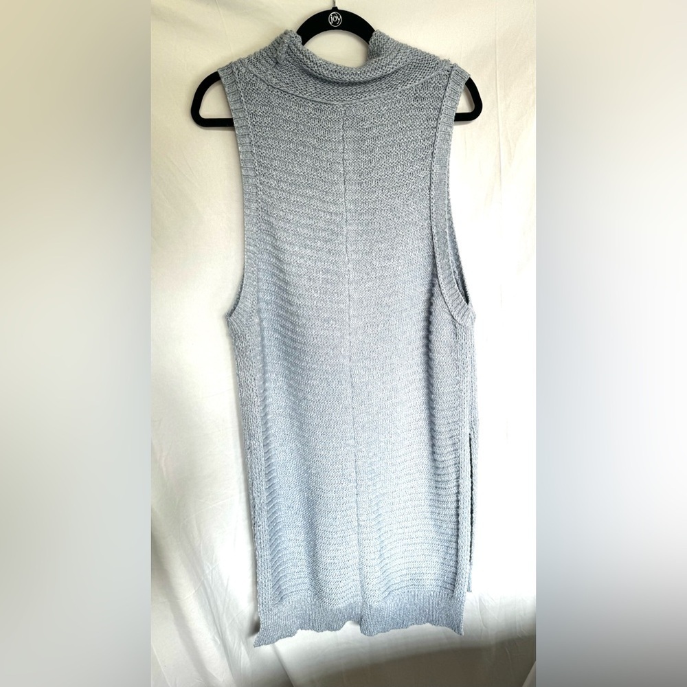 Anthropologie Pilcro Cowl Neck Sleeveless Long Sweater Tunic Size 2X - Picture 5 of 12